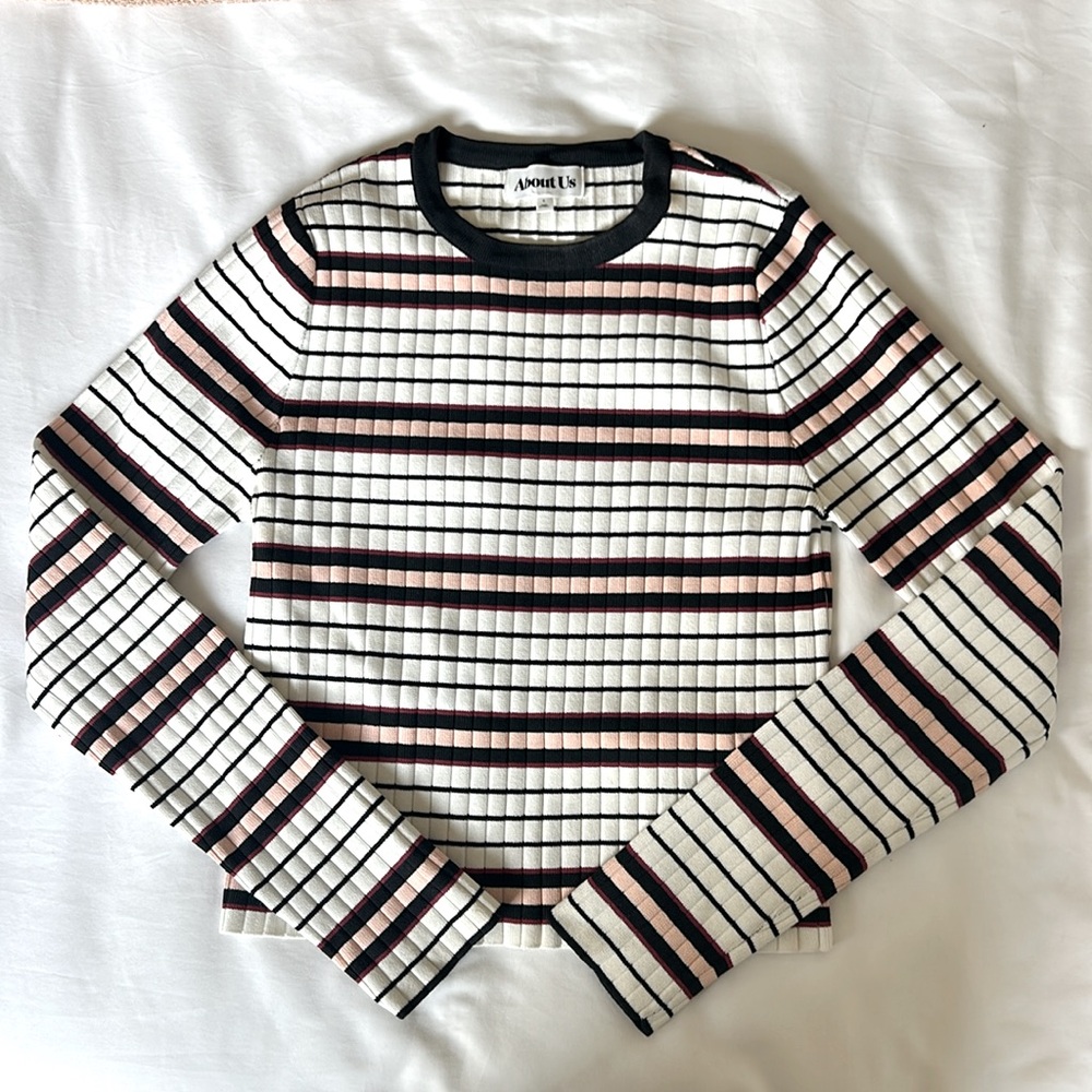 About Us Revolve Ribbed Top - Picture 3 of 4